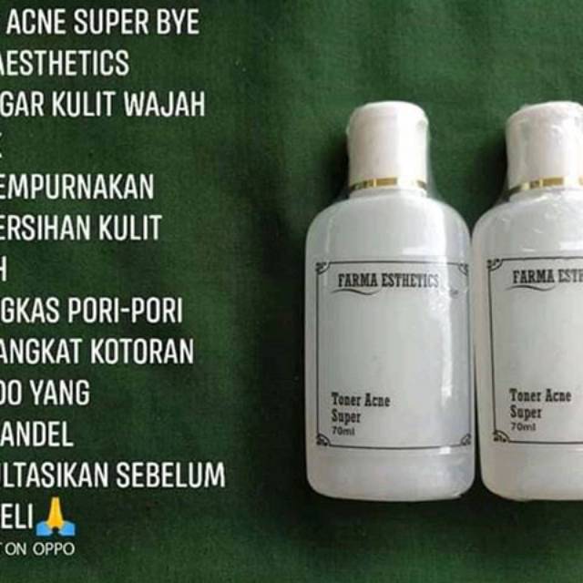 Toner acne farmest