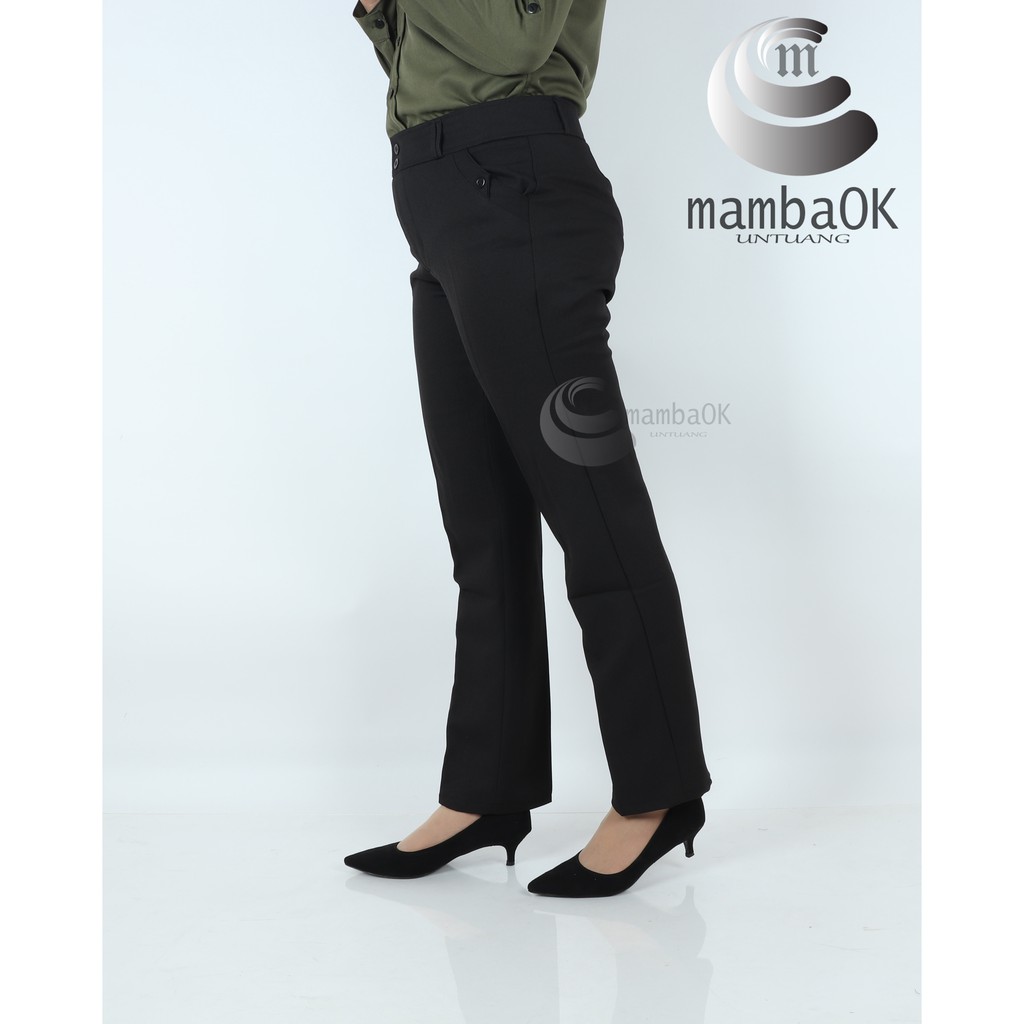 NEELAM - Celana Kerja Wanita Kantor Formal Slim fit