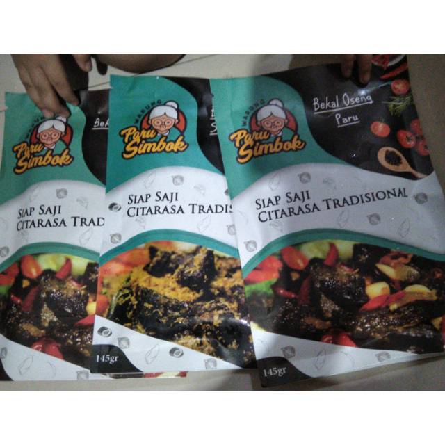 

Bekal paru simbok frozen 145gr