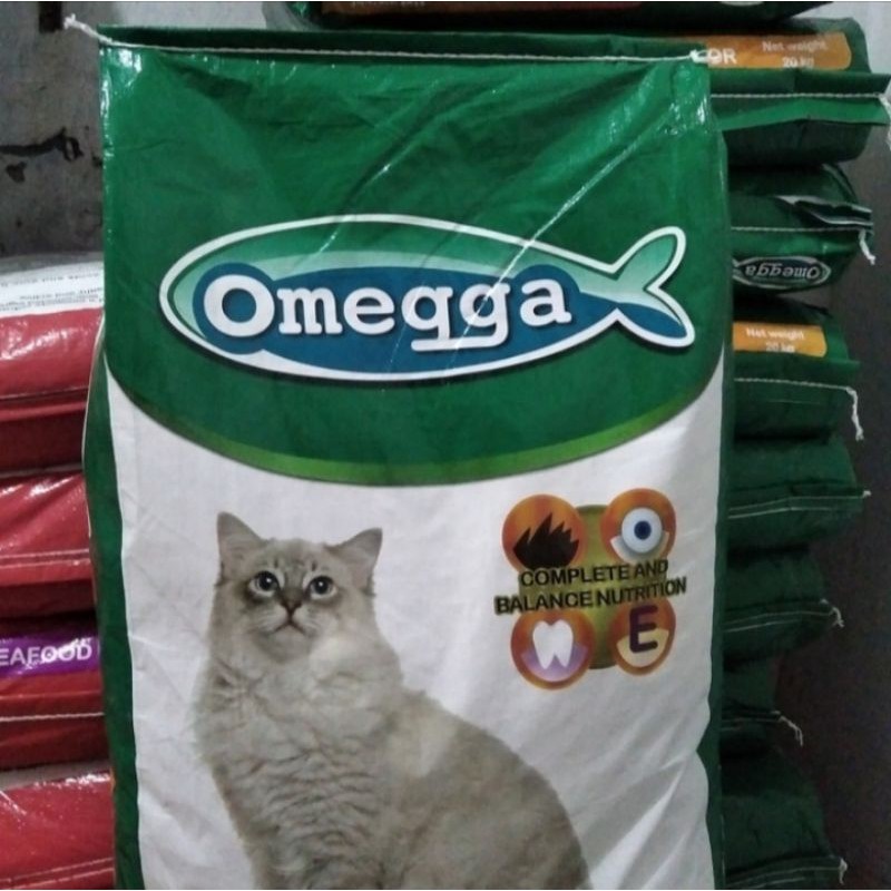 Grab Gojek Only makanan kucing omega tuna 20 kg/omegga 20 kg