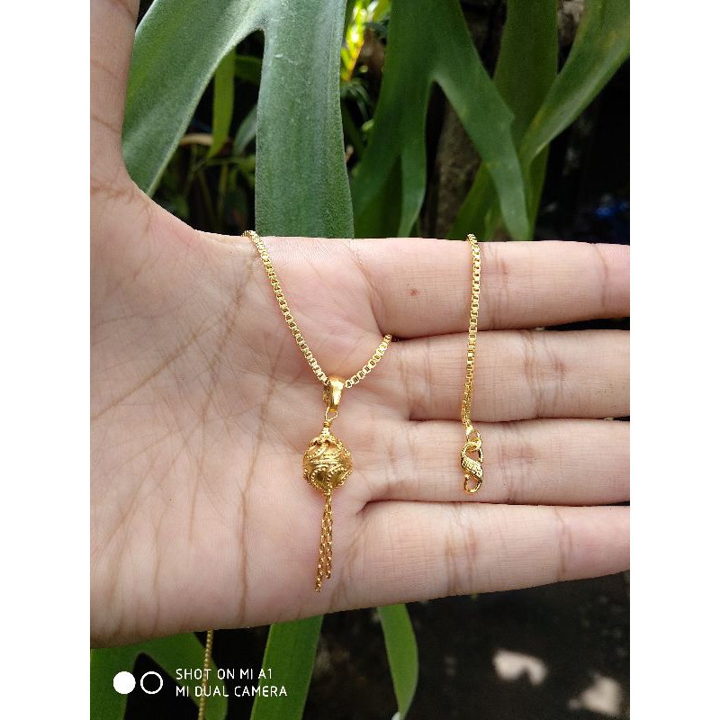 kalung xuping mainan perak Bali