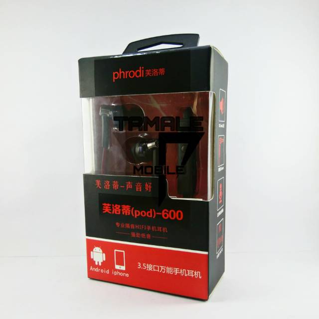 Phrodi POD 600 Earphone IEM With Mic Original Audio Kere Hore Vocalhead