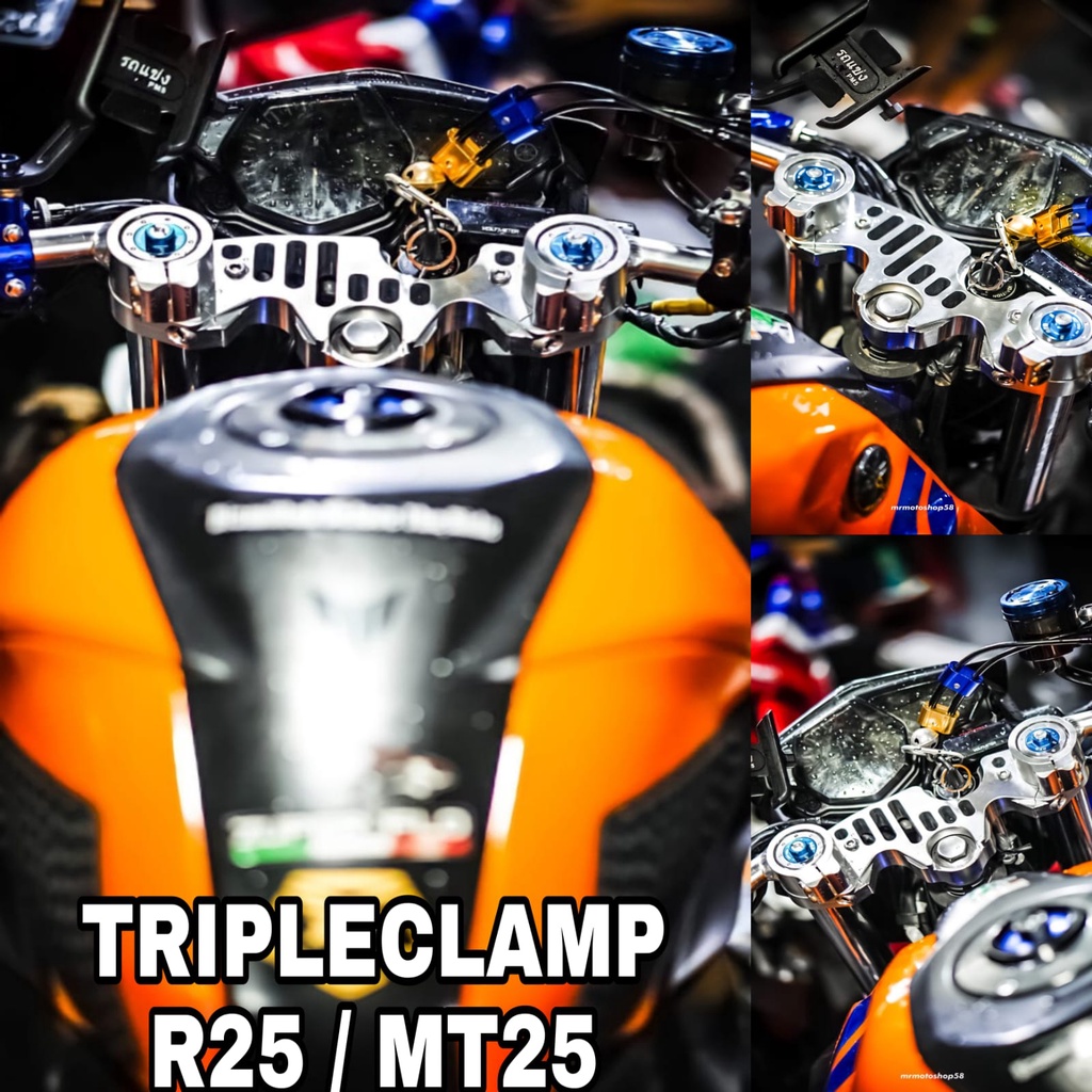 Jual Tripleclamp Racepro R Triple Clamp R Mt Segitiga Atas R