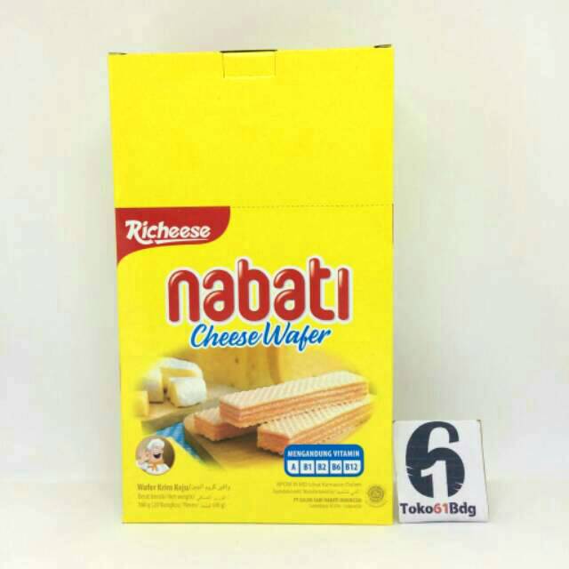 

Richeese Nabati Wafer Keju 20 x 8g