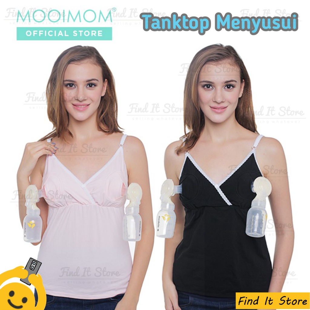 Super Soft Crossover Maternity &amp; Nursing Bra Top | Tanktop Menyusui