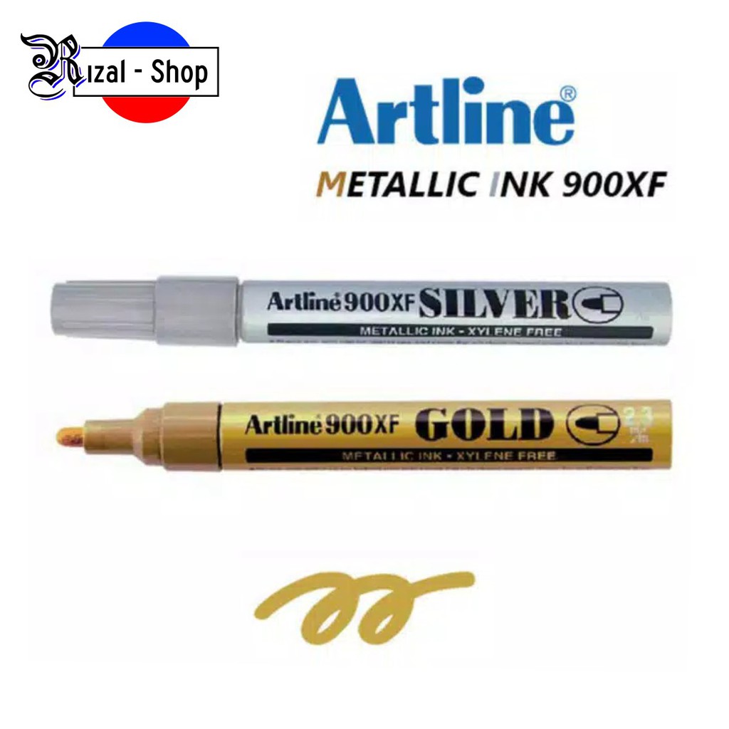 

ARTLINE 900XF Spidol/Marker Metallic Ink Gold/Silver