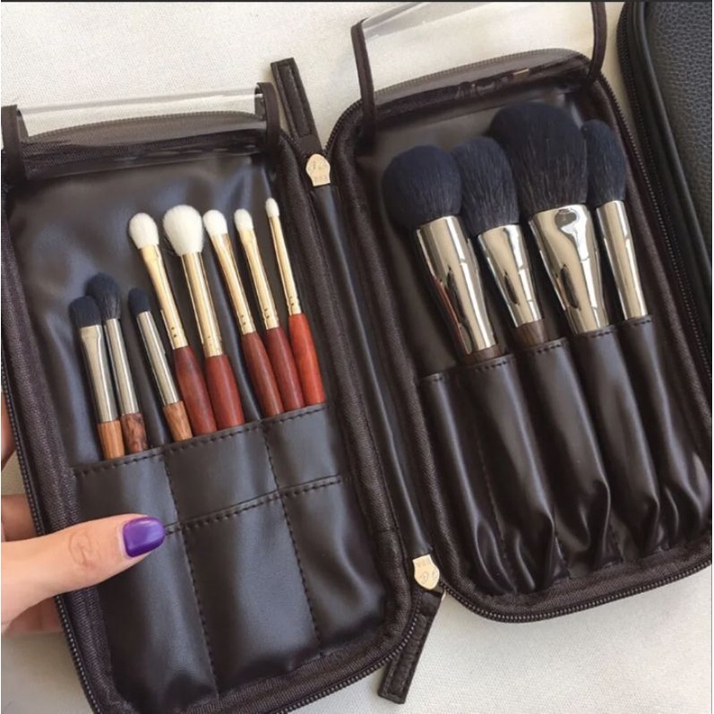 Travel Makeup Brush Holder Kosmetik Organizer Makeup Bags Tempat Penyimpanan