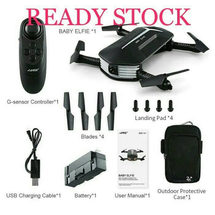 Drone JJRC H37 Mini Baby Elfie Ready Stock  Drone Mini Baby Elfie