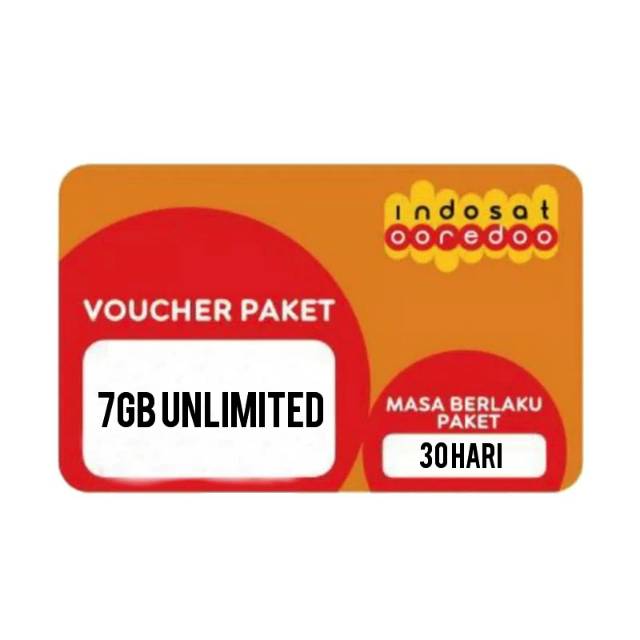 Indosat 7GB + Unlimited