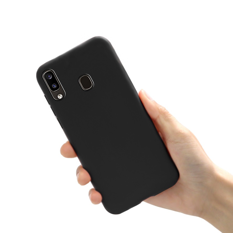 Silicone Soft Case Samsung Galaxy A10 A20 A30 A50 A70 M10 M20 M30 M30S A30S A50S A70S-Black