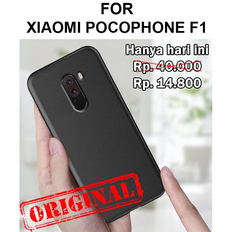 TPU case Xiaomi Pocophone F1 softcase casing cover silikon slim