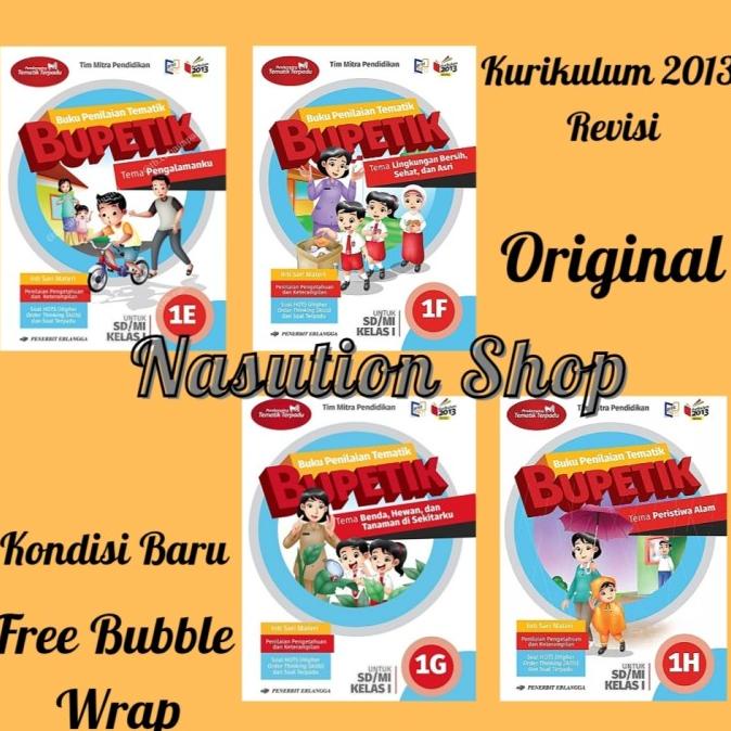 

Buku Bupetik Kelas 1 SD 1E 1F 1G 1H K13 Revisi Erlangga Star Seller Termurah