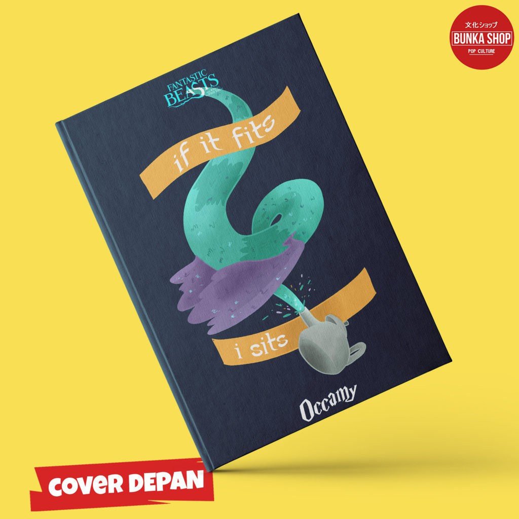 

Note Book Hardcover Film Fantastic Beasts Occamy Ukuran A5 Jurnal Agenda Planner Notebook Gift Couple