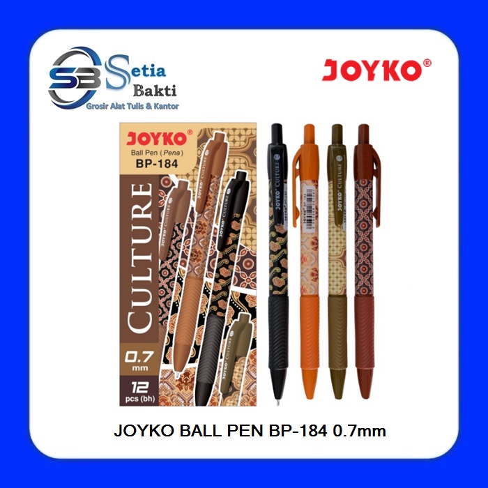 

Pulpen JOYKO CULTURE BP 184 0.7mm Motif Batik - 1 Pcs