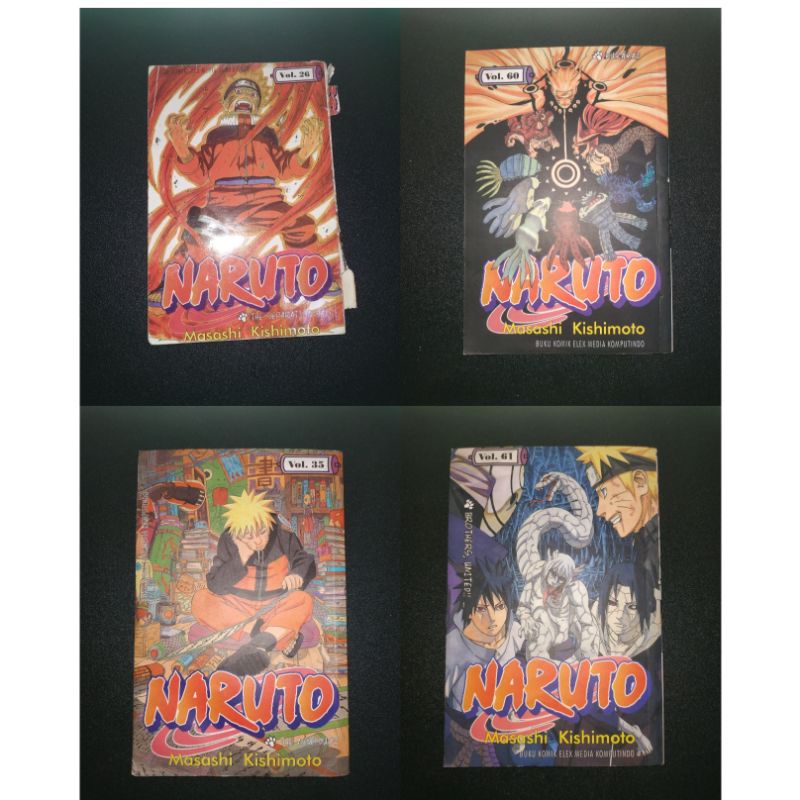 Komik Naruto vol 26,35,65