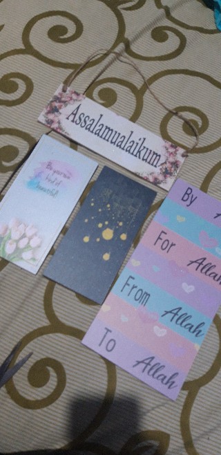 Hiasandinding/bunga/walldekor/dekorasi/hiasangantung/shabbychic/poster/gambar Quotes/islam/motivasi
