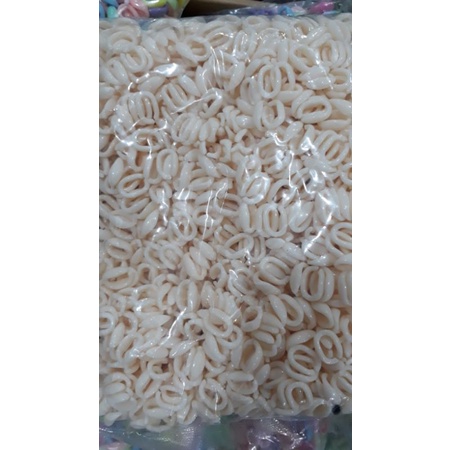 manik mote rantai gembul krem isi 1 pon