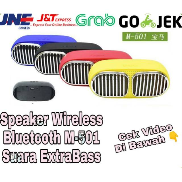 SPEAKER BLUETOOTH M-501 BT SPEAKER PORTABLE M-501 SUPER BASS