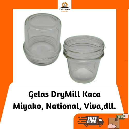 Jual Gelas Dry Mill Kaca Miyako National Umum Untuk Bumbu Kering