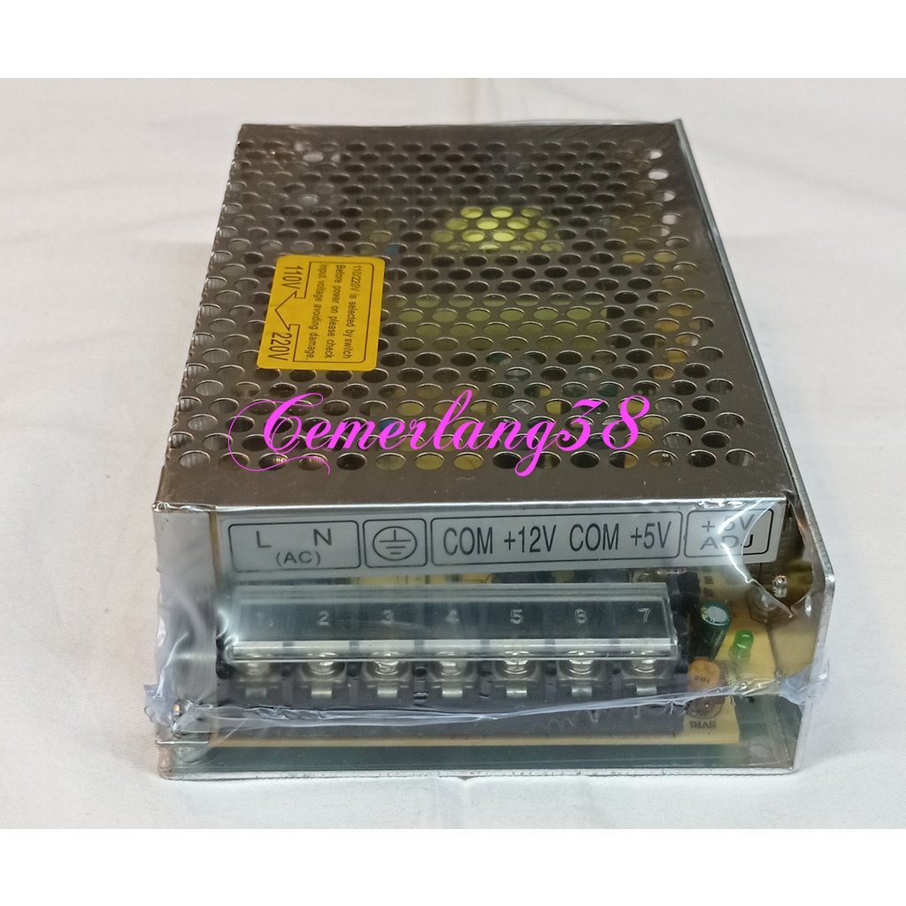 D60A Double +5V 6A +12V 3A / Dual Output Switching Power Supply +5 V 6 A +12 V 3 A