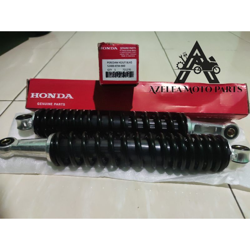 SHOCKBREAKER BELAKANG SUPRA X 125  REVO 100 SUPRA FIT NEW 52400A-KTM-900/N30 SEPASANG- AMP