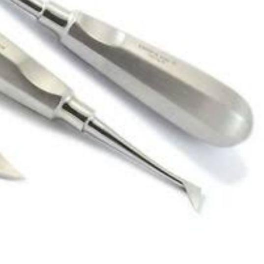 ➶ dental cryer root elevator / bein bengkok luxator / alat tang cabut akar gigi radiks radix ⅍