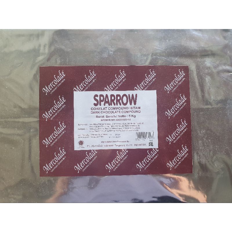 

Mercolade Sparrow 5 kg Coklat Blok Compound Khusus Serut / Parut