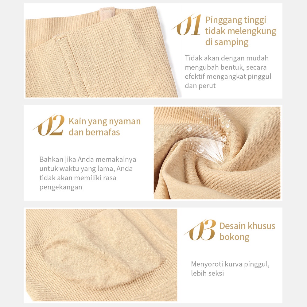 Halobaby Celana Korset Slimming Pants Pembentuk Tubuh Shapewear Pinggang Ramping Untuk Wanita Celana Dalam