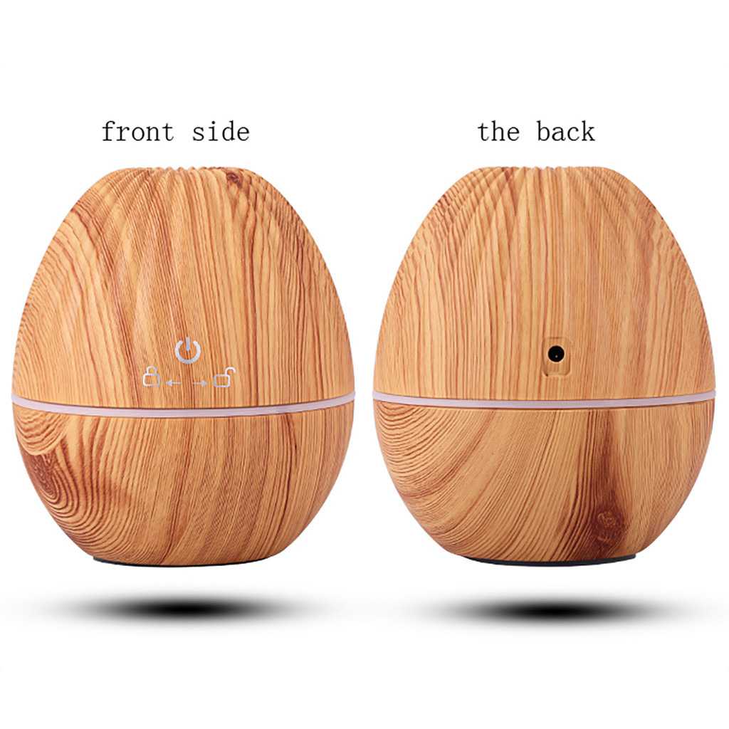 Kongyide Air Humidifier Aromatherapy Oil Diffuser Wood 130ml - AJ-510