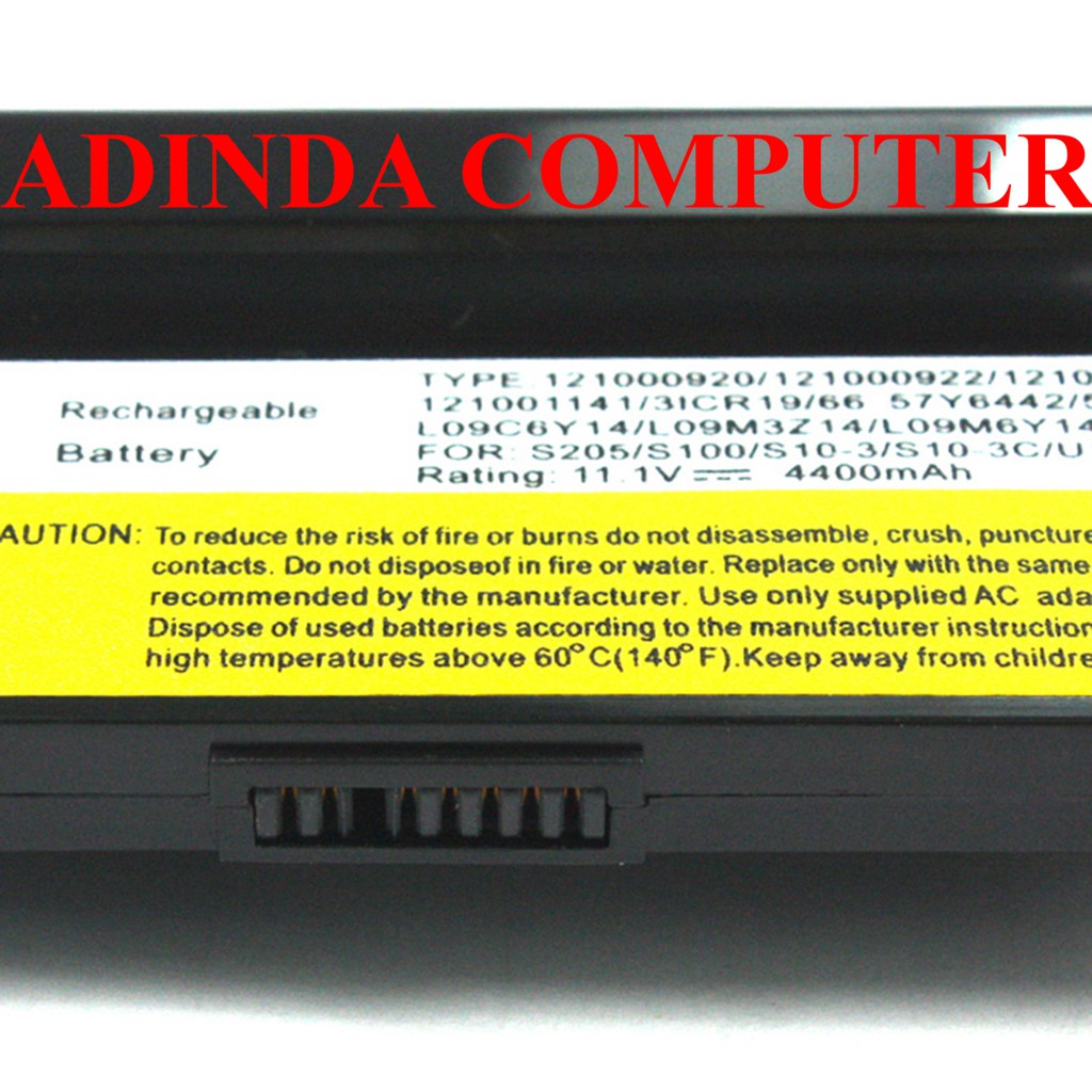 Baterai Lenovo S10-3 S10-3A S10-3S S100 S110 S205 U160 U165