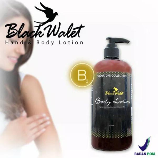 [500ML] [BPOM] BLACK WALET BODY LOTION 500ML | BLACK WALLET | LOTION PENCERAH | PEMUTIH_Cerianti