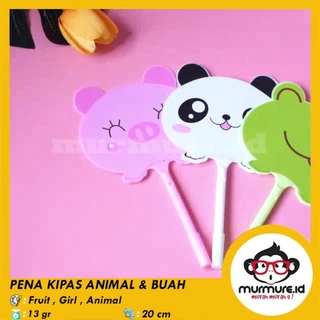 MURMURE.ID | PENA KIPAS LUCU / PENA KIPAS ANIMAL & BUAH / PULPEN KIPAS