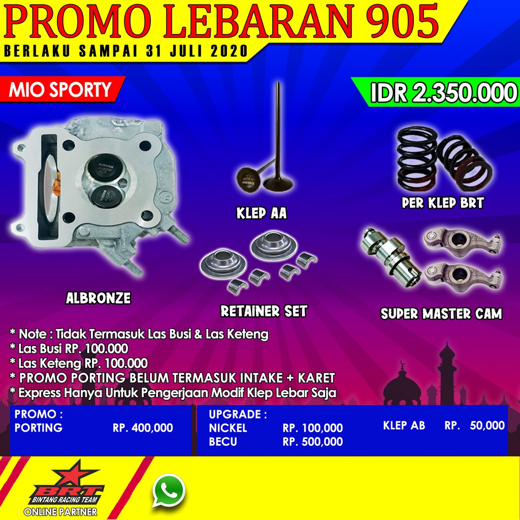 PAKET MIO SPORTY BRT