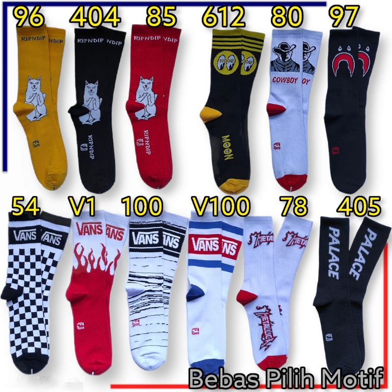 Kaos Kaki Skate Oldschool/Kaos Kaki Motif Oldschool/Kaos Kaki Oldschool/Kaos Kaki dewasa/Kaos Kaki