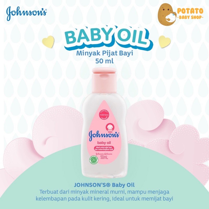 Johnson Baby Oil 50ml - 125ml - 200ml