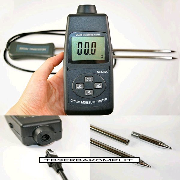Alat Pengukur Ukur Kadar Air Biji-Bijian Bubuk Jagung Beras Gandum Digital Grain Moisture Meter MD78