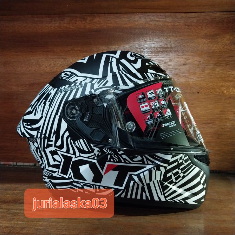 HELM KYT TTC  | KYT TT COURSE ESPARGARO | FULL FACE