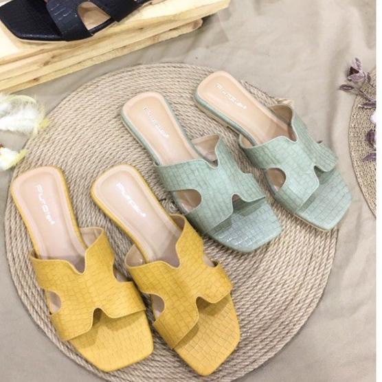 TEPLEK PURPLE TERBARU 107 | SENDAL WANITA | ZARA