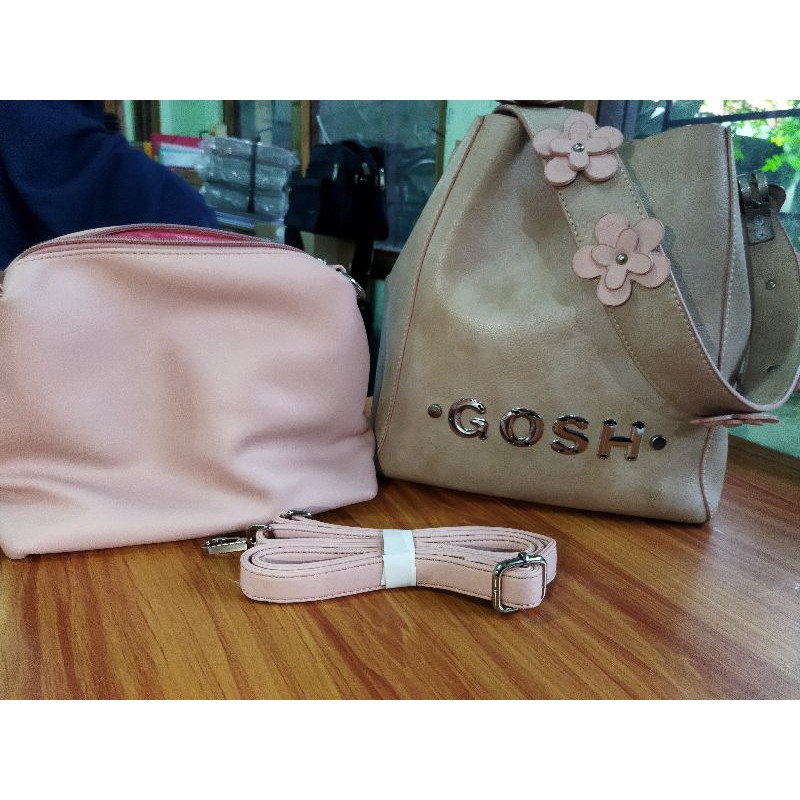 tas gosh second. tas gosh preloved. tas gosh ori. gosh original. tas gosh bunga. tas gosh pink