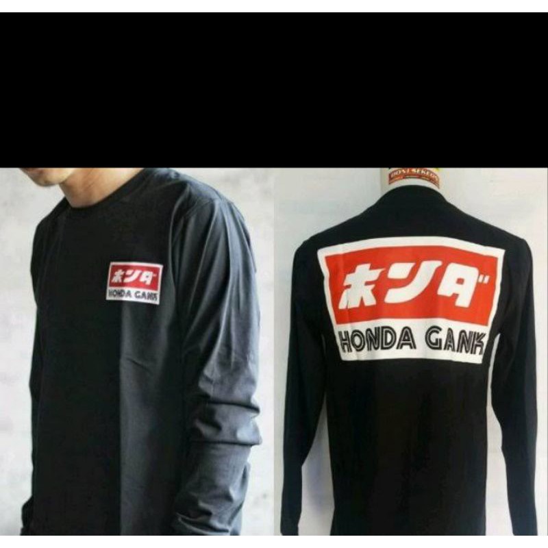KAOS HONDA GANK LENGAN PANJANG