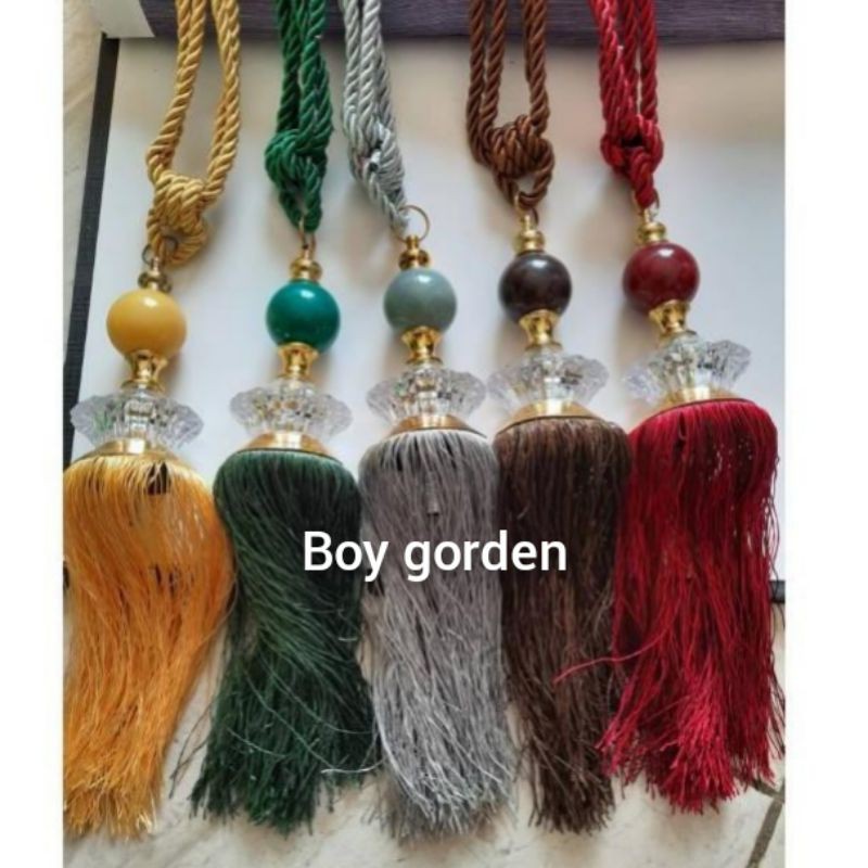 Tali tasel jumbo tali ikat gorden mewah terbaru