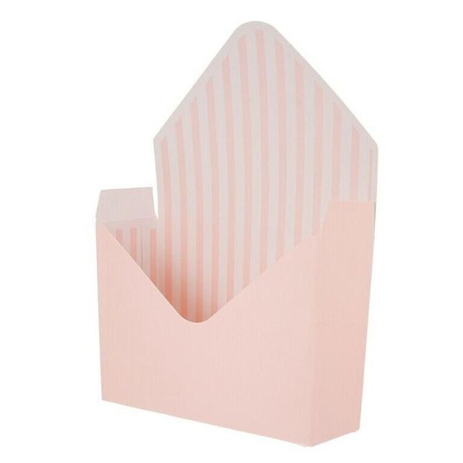 

12 PCS ENVELOPE FOLD FLOWER BOX PARTY WEDDING GIFT BOXES-PINK SDD65464CE