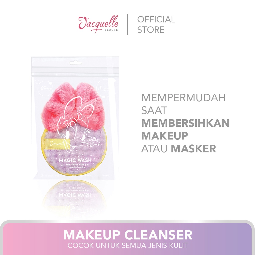 Jacquelle Magic Wash Makeup Remover Pembersih Wajah - Disney Daisy Duck Edition Jacquele Jac quelle quele