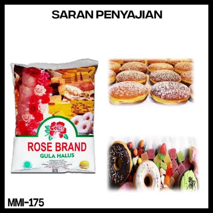 

Mmi-175 Gula Halus Rose Brand Pemanis Makanan Kue 500Gr