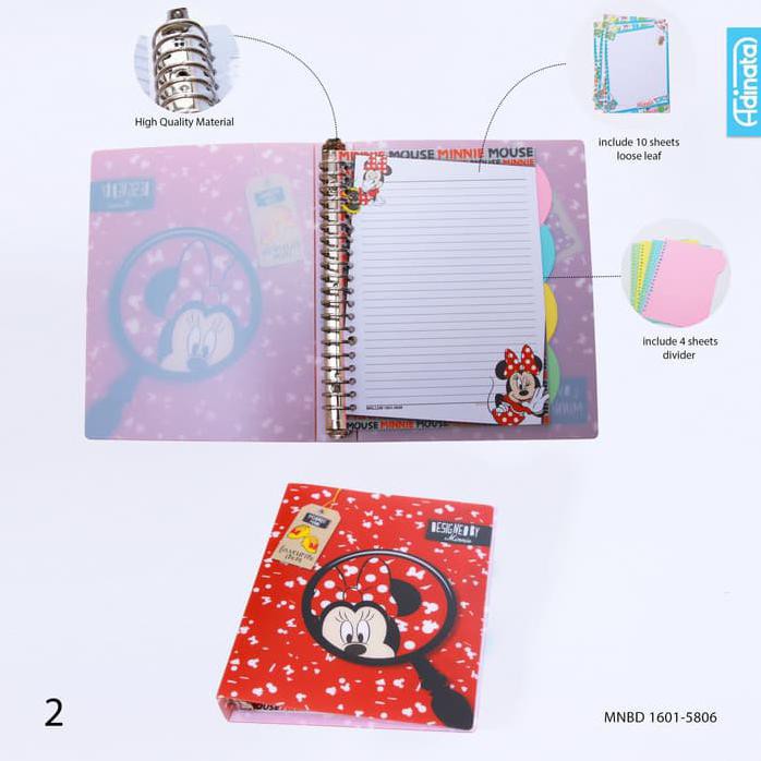 Mickey & Minnie Mouse Binder M Adinata / Tempat File
