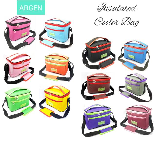 IINSULATED COOLER BAG ARGEN + Kantong Asi Malish / Malish Breast milk Bag s1