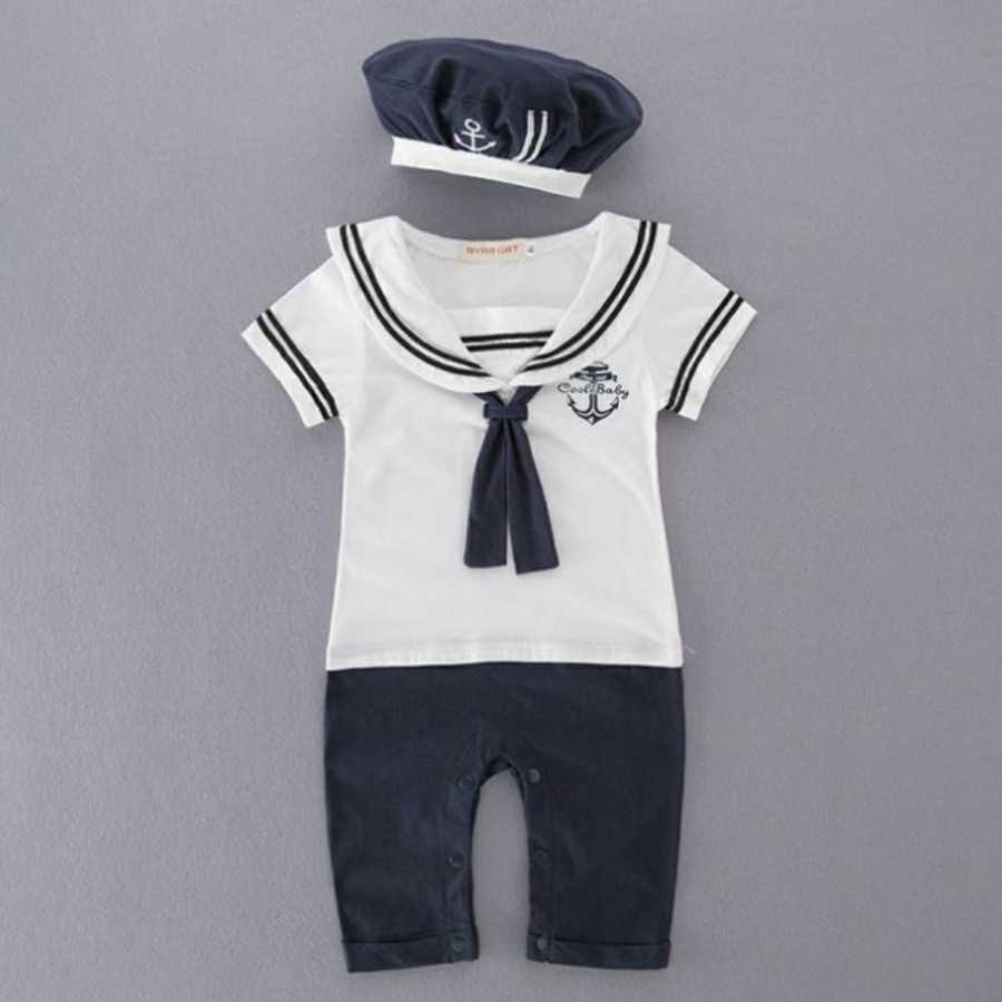 Sailor baby boy costume kostum pelaut bayi anak balita profesi