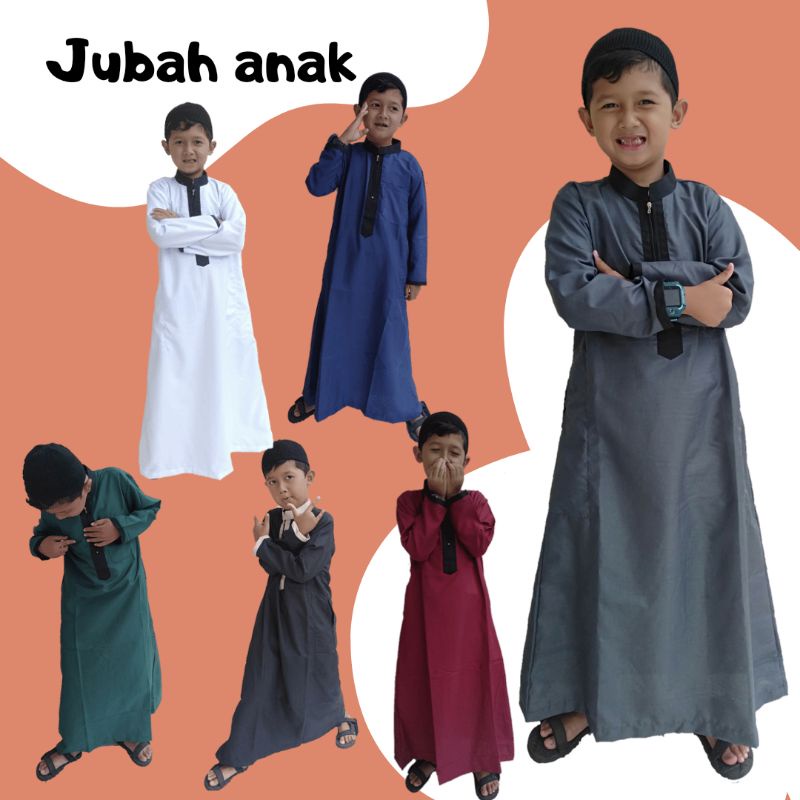 JUBAH ANAK LAKI LAKI / JUBAH ANAK / JUBAH ANAK MURAH / JUBAH KATUN / JUBAH ANAK LAKI