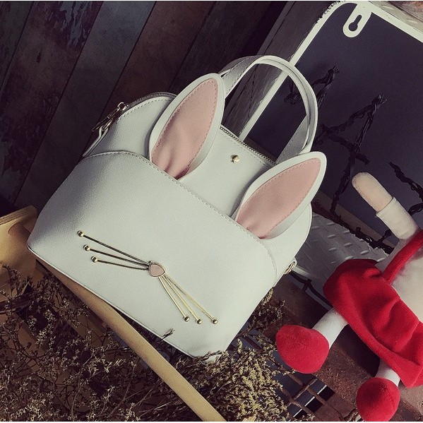 B6340 TAS FASHION WANITA REMAJA HANDBAG IMPORT BAG KOREA KATE SPADE MAISE LOOK LIKE CUTE BUNNY EAR