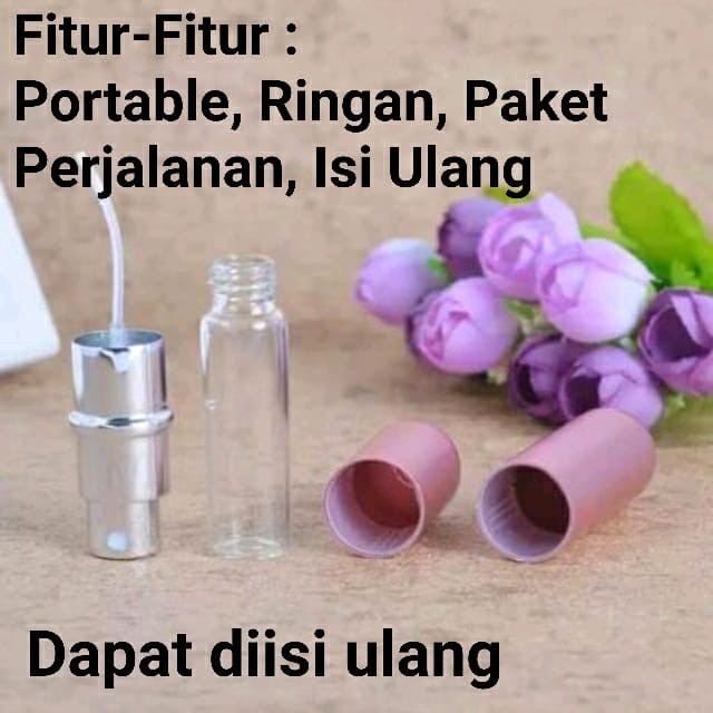 Botol Parfum Atomizer Kosong Mini Travel Isi Ulang 5ml